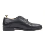 DANZIO Classic Black Leather Oxford Shoes For Men