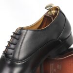 DANZIO Classic Black Leather Oxford Shoes For Men