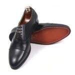 DANZIO Classic Black Leather Oxford Shoes For Men