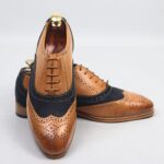 DANZIO Fusion Leather Brogue Oxford Shoes For Men