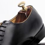 DANZIO Classic Black Leather Derby Shoes For Men